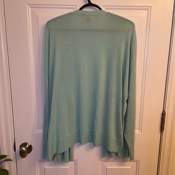 Joe Fresh Green Cardigan Sweater Relaxed Fit - Picture 3 of 6